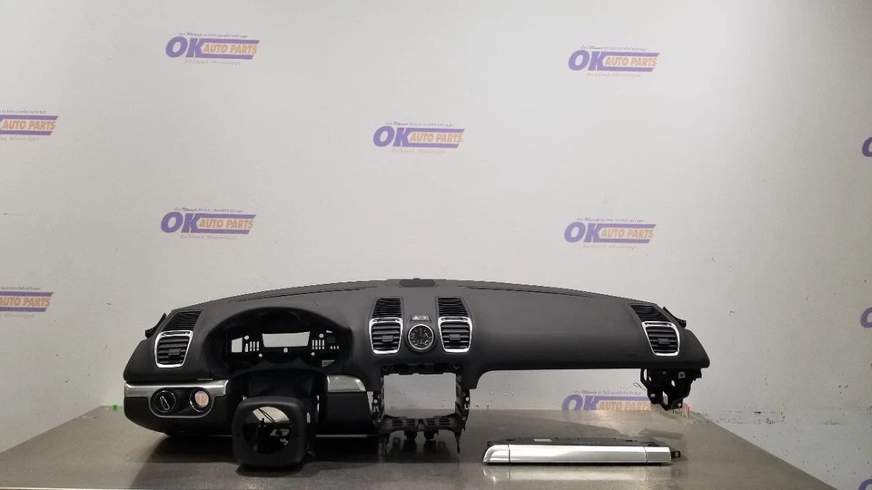 15 PORSCHE CAYMAN S 981 LEATHERETTE DASH PANEL DASHBOARD ASSEMBLY BLACK - Image 1 of 4