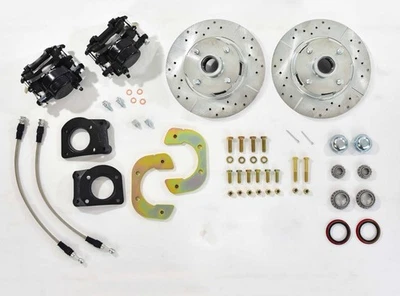 Ford Mustang 1971 1972 1973 conversión de freno de disco delantero 4 orejetas 6 cilindros  Foto 1 de 4