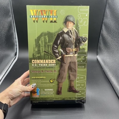 Dragón 12" 1/6 Segunda Guerra Mundial Bastoña 1944 Comandante Tercer Ejército de Estados Unidos George S. Patton Jr. Foto 1 de 4