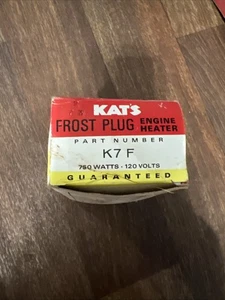 NOS Kats 750 Watt 120 Volts Frost Plug Engine Heater - Picture 1 of 10