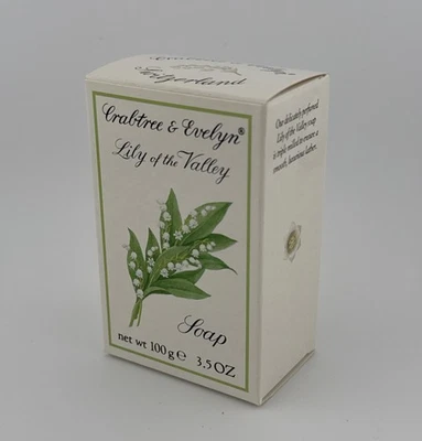Jabón de baño vintage Crabtree & Evelyn Lily of the Valley Muguet Suiza 3,5 oz Foto 1 de 4