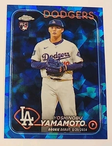 2024 Topps Chrome Update Series Sapphire Edition - Rookie Debut Yoshinobu... - Picture 1 of 6