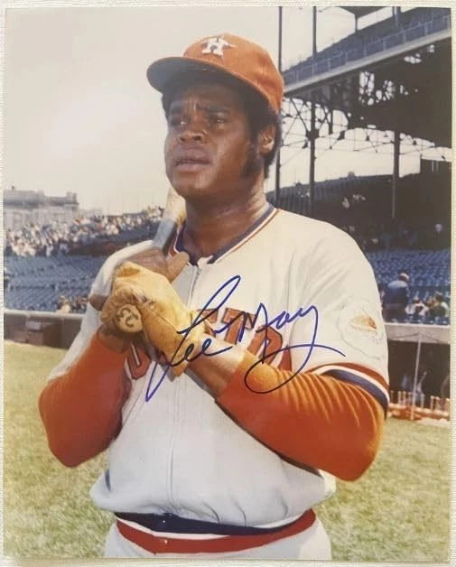 李·梅(D. 2017)签名亲笔签名光面8x10照片休斯顿太空人队 — 第 1/1 张图片