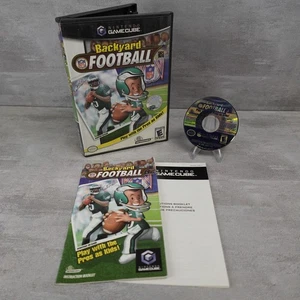 Backyard Football GameCube CIB Nintendo completo di manuale Donovan McNabb NFL - Foto 1 di 7