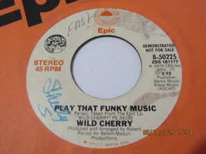DEMO PROMO-WILD CHERRY-PLAY THAT FUNKY MUSIC-EPIC - Picture 1 of 2