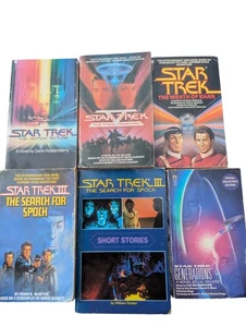 STAR TREK Movie Tie-In Collection Paperback Book Lot Science Fiction Novels - Picture 1 of 17