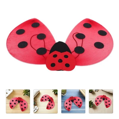  2 Pcs Children's Performance Props Bug Costume Toddler Girls Ladybug Wings - Image 1 of 4
