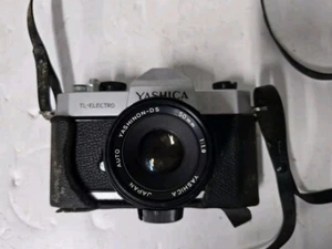 Cámara Yashica TL-Electro 35 mm + Lente 50 mm 1:1,7: vintage - Imagen 1 de 6