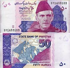 Pakistan 50 Rupees Banknote World Paper Money Unc Currency Pick p-New 2021 Bill