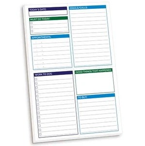 bloom Daily Planners Planning Pad, 6" x 9", Pad tascabile a doppia faccia - Foto 1 di 11