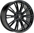 Alloy Wheels 20" Fox Omega Black Gloss For Audi S5 [B8] 07-17
