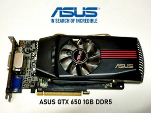 ASUS GeFORCE 1GB Grafikkarte GTX 650 - GTX650-DC-1GD5 Pci-Express - Bild 1 von 7