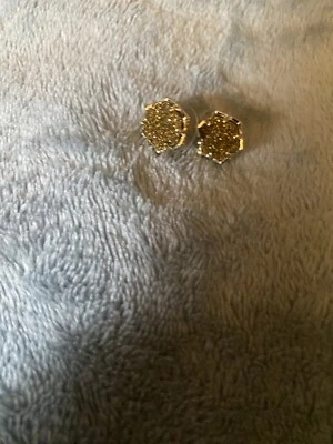 Серебряные серьги-капли Kendra Scott Cynthia из платины Drusy - Изображение 1 из 4