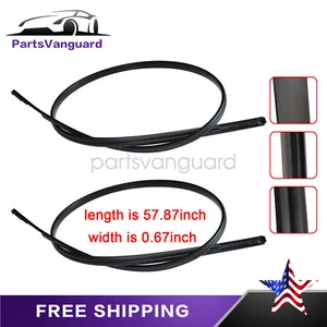 2Pc Roof Drip Moulding Left & Right Side fit for Toyota 2007-2011 Yaris Sedan us - Picture 1 of 11