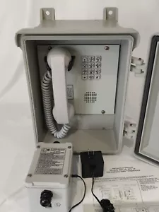 Hubbell Gai-Tronics 270-14 Gray Rugged Outdoor Single Line Telephone - Picture 1 of 11