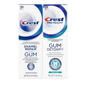 CREST Pro-Health Gum Detoxify Toothpaste-Deep Clean A Whitening Lot of 2 - Picture 1 of 3