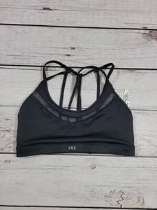 Victoria's Secret VSX Sport Black Strappy Sports Bra Size Small P11 - Picture 1 of 6