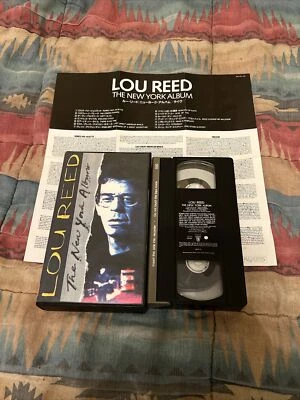 Lou Reed - The New York Album Live (VHS, 1990) JAPANESE VERSION Rare! - Image 1 of 4