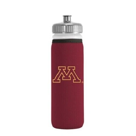 MINNESOTA GOLDEN GOPHERS 22oz SQUEEZABLE PLASTIC WATER BOTTLE (CLOSEOUT) Cover