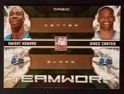 Donruss Elite #22 Vince Carter Dwight Howard Teamwork Magic 2009-10 sin precio base como nuevo Foto 1 de 2
