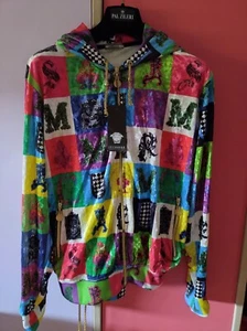 Tuta In Ciniglia Intera E Completa Alphabet Versace Jeans Couture TG XL 52 Nuova - Foto 1 di 8