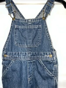 Wrangler Jean Co Kids 4T Overalls Denim Blue 100% Cotton - Picture 1 of 4