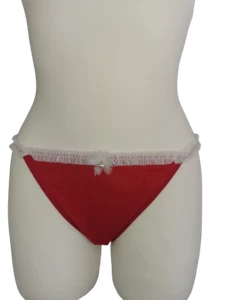 Petite Fleur Gold String, rot, Gr. 32/34 - Bild 1 von 2