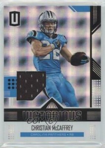 TOUCH 🔥 CHRISTIAN McCAFFREY 🔥 Panini PLAYER WORN Jersey Patch Card