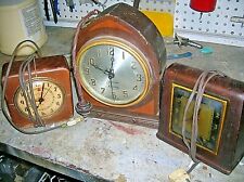 Three Vintage Electric Clocks