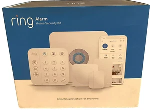 Ring Alarm 8-Piece Security Kit 2nd Gen Home Security System Works w/Alexa, NEW! - Picture 1 of 5