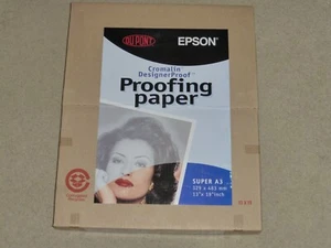 Epson DuPont Chromalin DesignerProof 13x19 Matte Proofing Paper 100 Sheets OPEN - Afbeelding 1 van 4