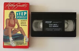 Kathy Smith's Step Workout - VHS Tape - Vintage 1992 - Fitness/Exercise Video - Picture 1 of 4