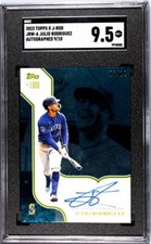 Julio Rodriguez Auto /10 2023 Topps X J-Rod JRW-A Seattle Mariners POP 1 MINT+