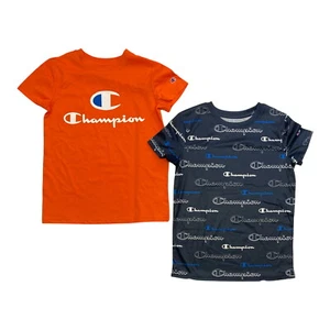 champion 2-Pack Moisture Wicking UPF 30 Soft Tagless T-Shirt Tees CHS242 7-8 - Picture 1 of 5