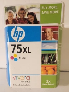 Cartucho de tinta tricolor genuino HP 75XL CB338WN - FABRICANTE DE EQUIPOS ORIGINALES nuevo sellado - Imagen 1 de 4