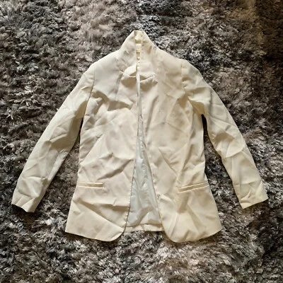 H&M женщин белый/off белый блейзер размер 10 - Изображение 1 из 4