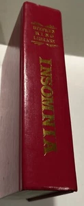 Insomnia - Stephen King Library Edition - Red Faux Leather Hardcover - 1994 OOP - Picture 1 of 7