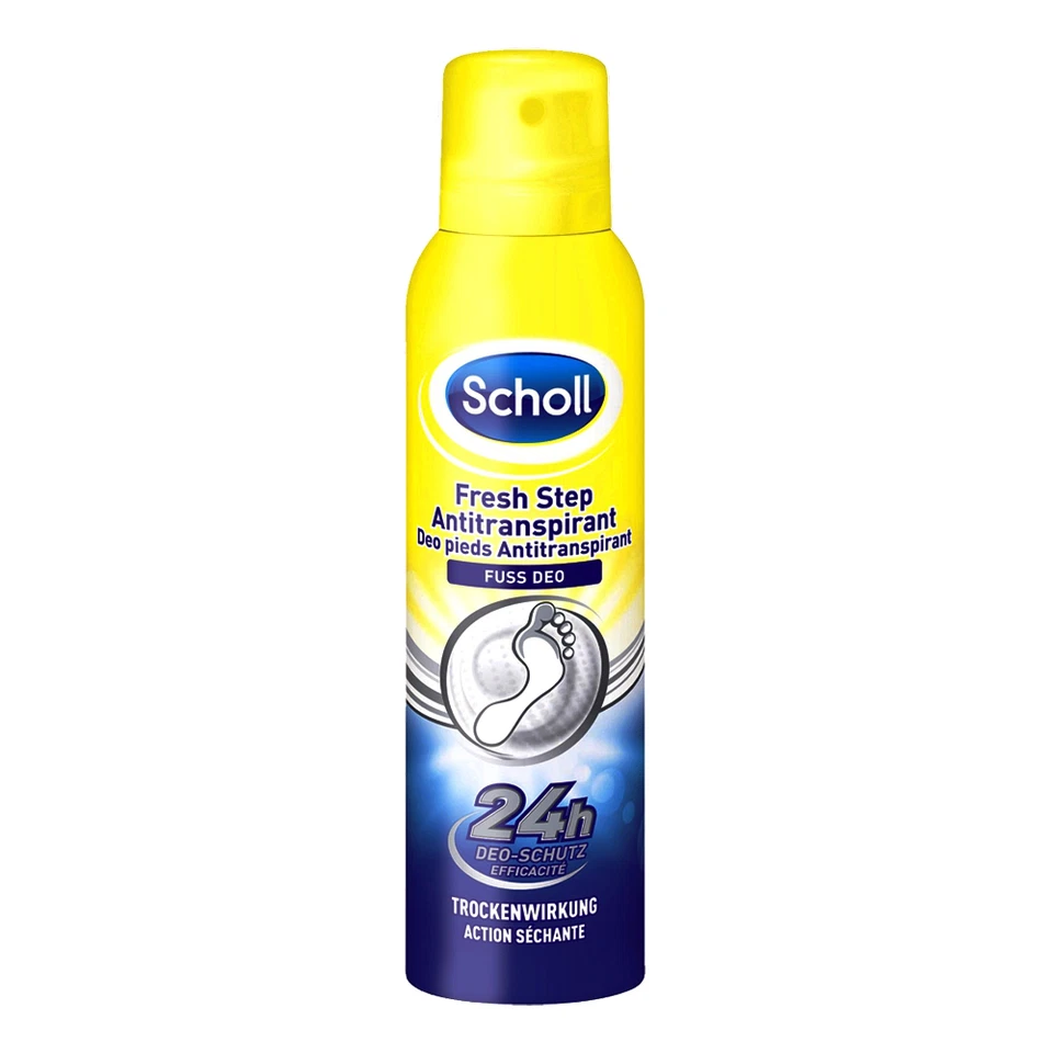 150ml Scholl Fresh Step Antitranspirant Fuss Deo 24h Schutz Trockenwirkung