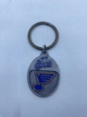 CHAVEIROS DE ESTANHO VINTAGE ST. LOUIS BLUES SISKIYOU NHL HK15 DÉCADA DE 1990 - Imagem 1 de 3
