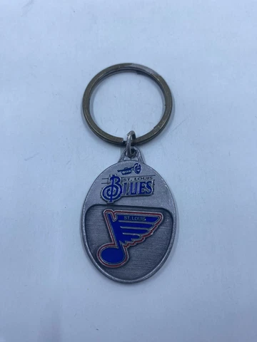 VINTAGE ST. LOUIS BLUES SISKIYOU PEWTER KEYCHAINS NHL HK15 1990'S Cover