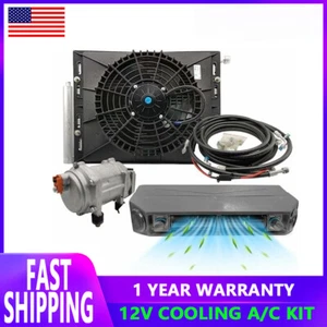 12V A/C Kit Cooling Universal Auto Car Underdash Air Conditioning Conditioner - Picture 1 of 11