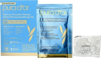 Одноразовая терапевтическая маска для истончения волос Pura d'Or - Изображение 1 из 2