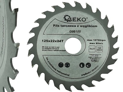 Kreissägeblatt Sägeblatt 125mm 24Z Holzkreissägeblatt Trennschleifer G00105  - Bild 1 von 4