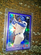 2015 Jorge Soler topps purple rookie card #/250 nm/m