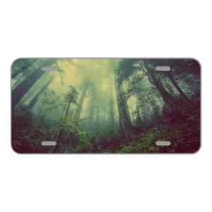 Custom Novelty License Plate With Stunning View Of Trees In Forest - Picture 1 of 1