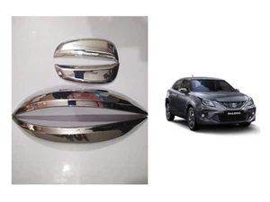 Juego de 4 protectores de parachoques cromados delanteros/traseros para Suzuki Baleno - 2020-2021 - Imagen 1 de 4