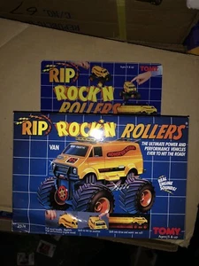 Vintage 1988 Tomy Rip Rock’n Rollers Van Case Fresh New Old Stock MISB - Picture 1 of 5