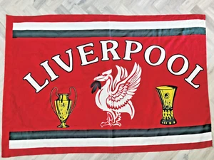 Liverpool Flag 140cm x 92cm Original Retro Memorabilia - Picture 1 of 3