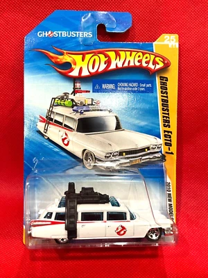 HOT WHEELS GHOSTBUSTERS ECTO-1 #25/44 New Models 2010 MATTEL New Sealed - Image 1 of 4
