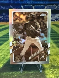 2021 Topps Chrome Sepia Refractor Yordan Alvarez #141 Houston Astros - Picture 1 of 2